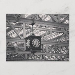 Carte Postale Matin à la gare centrale de Glasgow