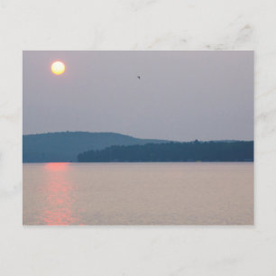 Carte Postale Matin au-dessus d'Elk Lake, Michigan