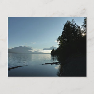Carte Postale Matin au lac McDonald dans le parc national de Gla