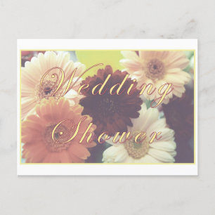 Carte Postale Matin d'été Wedding shower Daisy PostCard
