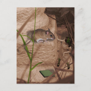 Carte Postale Matin Mlle Mouse..