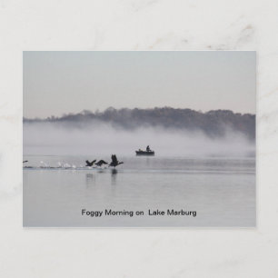 Carte Postale matinée brumeuse sur le lac