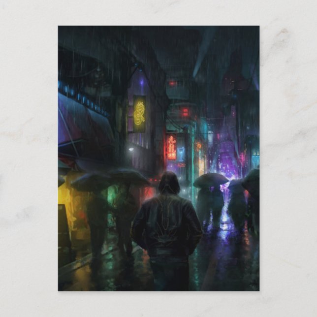 Carte Postale Matins pour des personnes de la nuit (Devant)