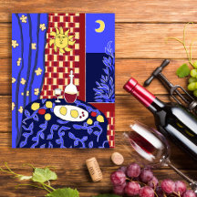 Matisse Inspiré Bleu Nuit Toujours Vin Citrons