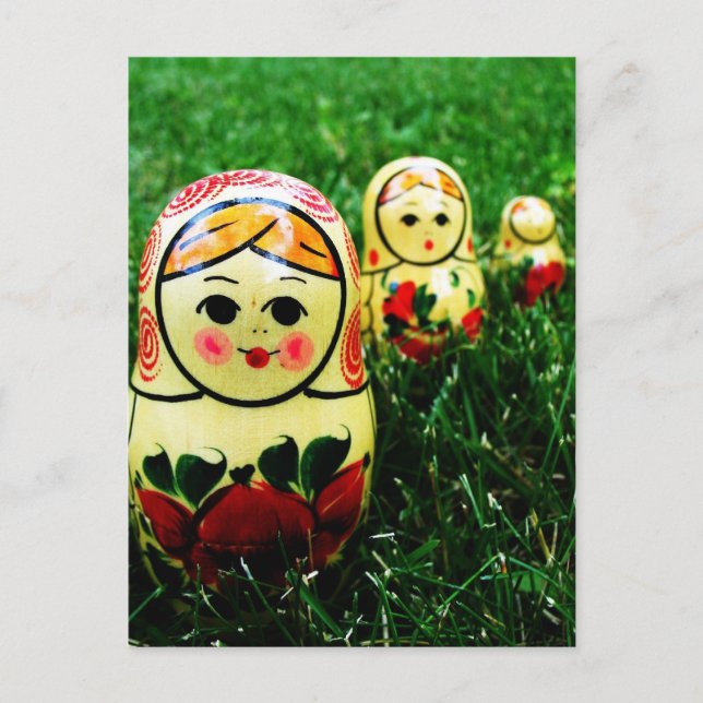 Carte Postale Matryoshka Art populaire ukrainien (Devant)