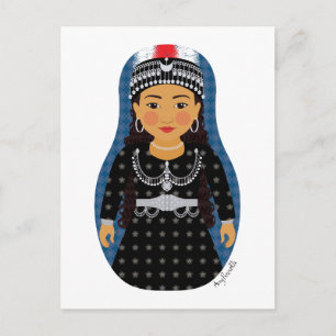 Carte postale Matryoshka assyrienne
