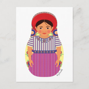 Carte postale Matryoshka au Guatemala