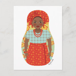 Carte postale Matryoshka du sud du Nigeria