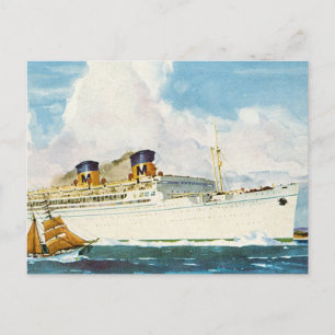 Carte Postale Matson Liner à Hawaii
