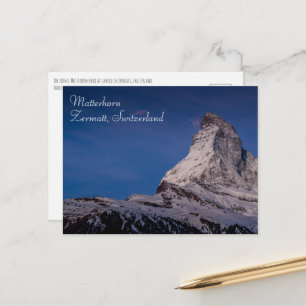 Carte Postale Matterhorn au lever du soleil Suisse