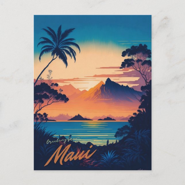 Carte postale Maui, Hawaii (Devant)