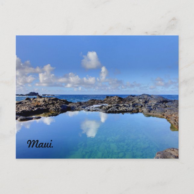 Carte Postale Maui. Pools D'Olivine. (Devant)