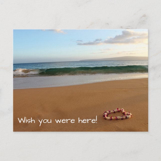 Carte Postale Maui Souhaite Que Vous Étiez Ici ! (Devant)