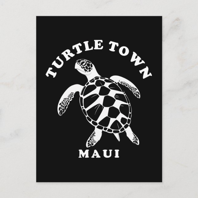 Carte Postale Maui Turtle Town (Devant)