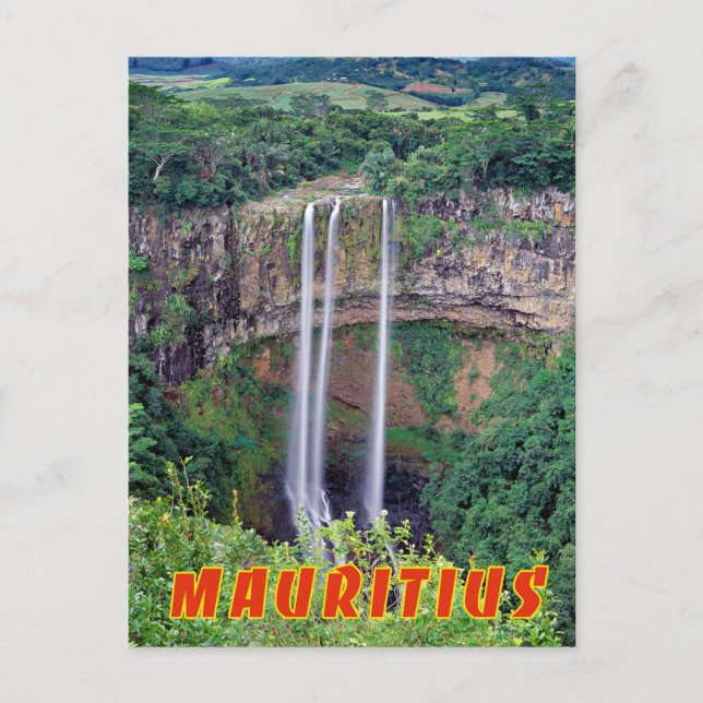 Carte Postale Maurice, Cascades de Chamarel (Devant)