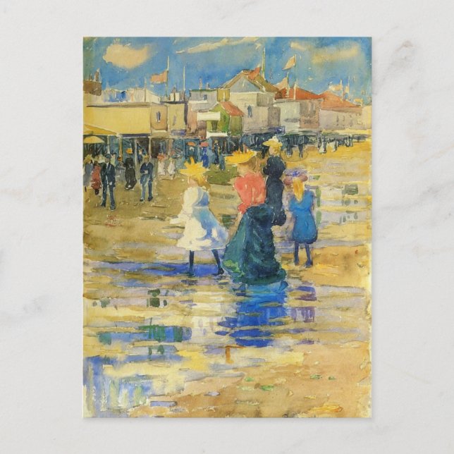 Carte Postale Maurice Prendergast - Revere Beach (Devant)