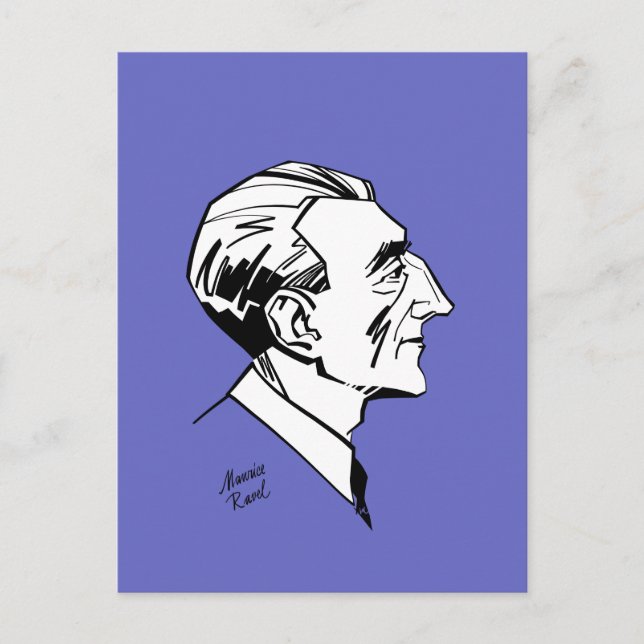 Carte Postale Maurice Ravel (Devant)