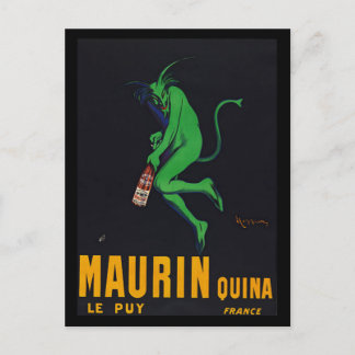 Carte Postale Maurin Quina Absinthe