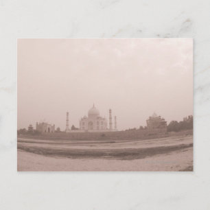 Carte Postale 'Mausolée au bord de la rivière, Taj Mahal, Agra,