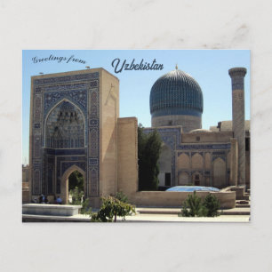 Carte Postale Mausolée de Guri Amir à Samarkand en Ouzbékistan