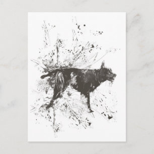 Carte Postale Mauvais chien