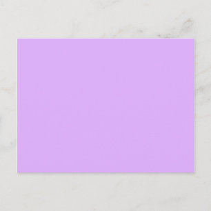 Carte Postale Mauve, code hexa violet pâle e0b0ff