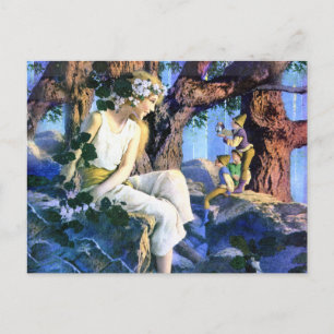 Carte Postale Maxfield Parrish's Fair Princess et les Gnomes