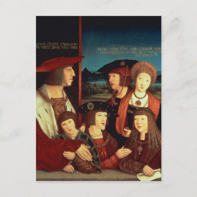 Carte Postale Maximilian I avec sa première femme (Devant)