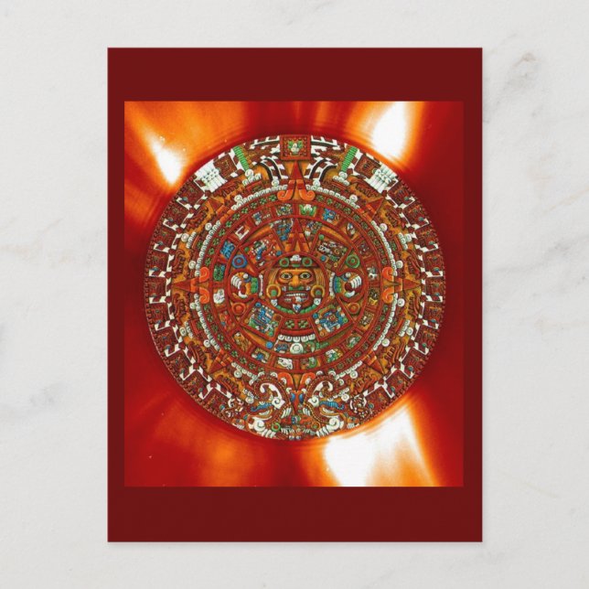 Carte Postale maya aztec calendar (Devant)
