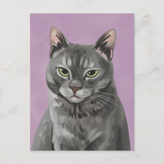 Carte postale Maybelle the Grey Tabby Cat