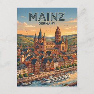 Carte Postale Mayence Allemagne