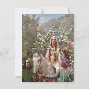 Carte Postale Maying, la reine Guinevere, vers 1900, par John Co