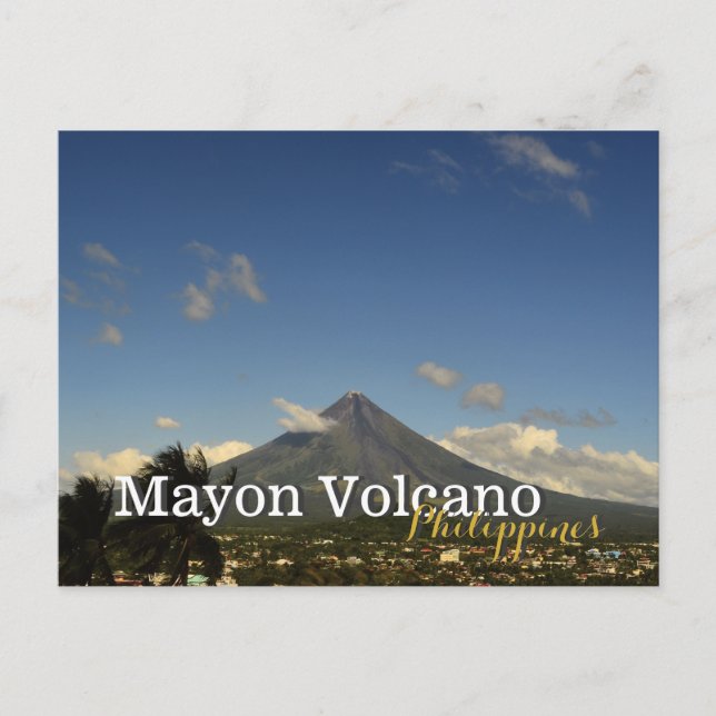 Carte Postale Mayon Volcano Albay Bicol Philippines (Devant)