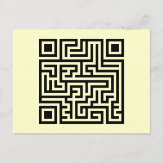 Carte Postale Maze QR