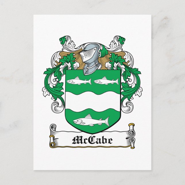 Carte Postale McCabe Family Crest (Devant)