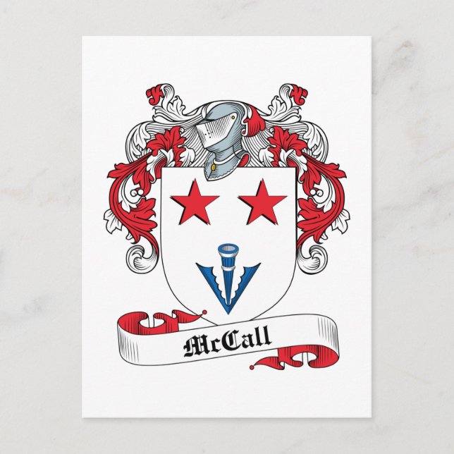 Carte Postale McCall Family Crest (Devant)