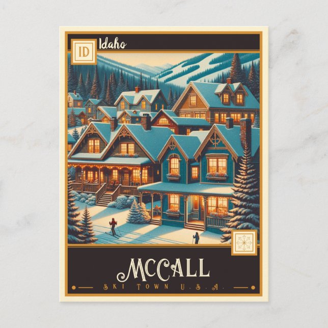 Carte Postale McCall, Idaho | VINTAGE (Devant)