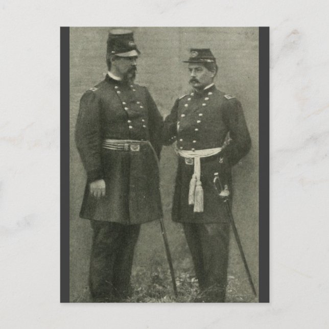 Carte Postale McClellan et McDowell (Devant)