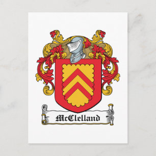 Carte Postale McClelland Family Crest