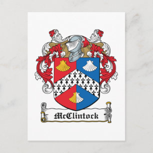 Carte Postale McClintock Family Crest