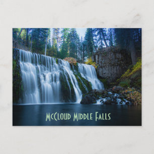 Carte Postale McCloud Middle Falls