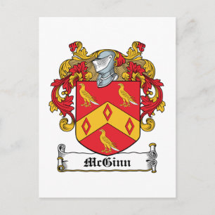 Carte Postale McGinn Family Crest