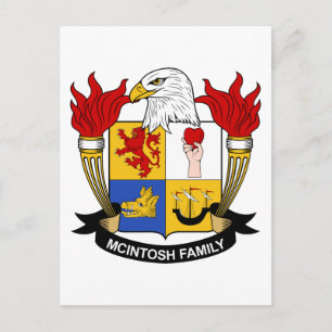 Carte Postale McIntosh Family Crest