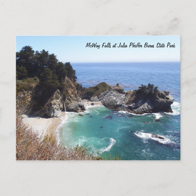 Carte Postale McWay Falls à Julia Pfeiffer Burns State Park (Devant)