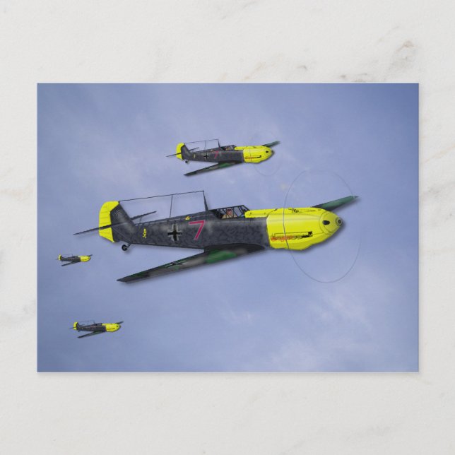 CARTE POSTALE ME109E (Devant)