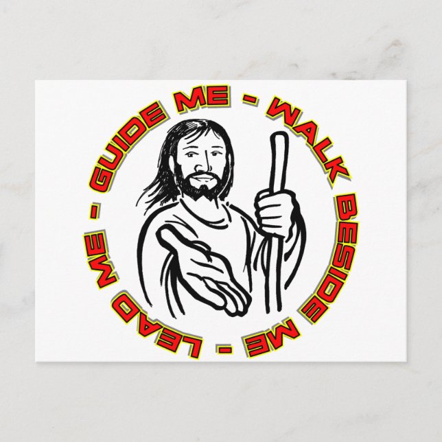 Carte Postale Me guider Marcher à côté de moi (Devant)