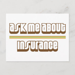 Carte Postale Me questionner sur l'assurance