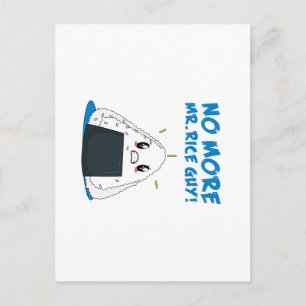 Carte Postale Mecano Plus de Riz Drôle