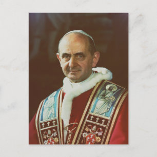 Carte Postale Médaille papale historique commémorative du pape s
