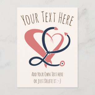 Carte Postale Médecin, infirmière, ambulancier, modèle de cadeau